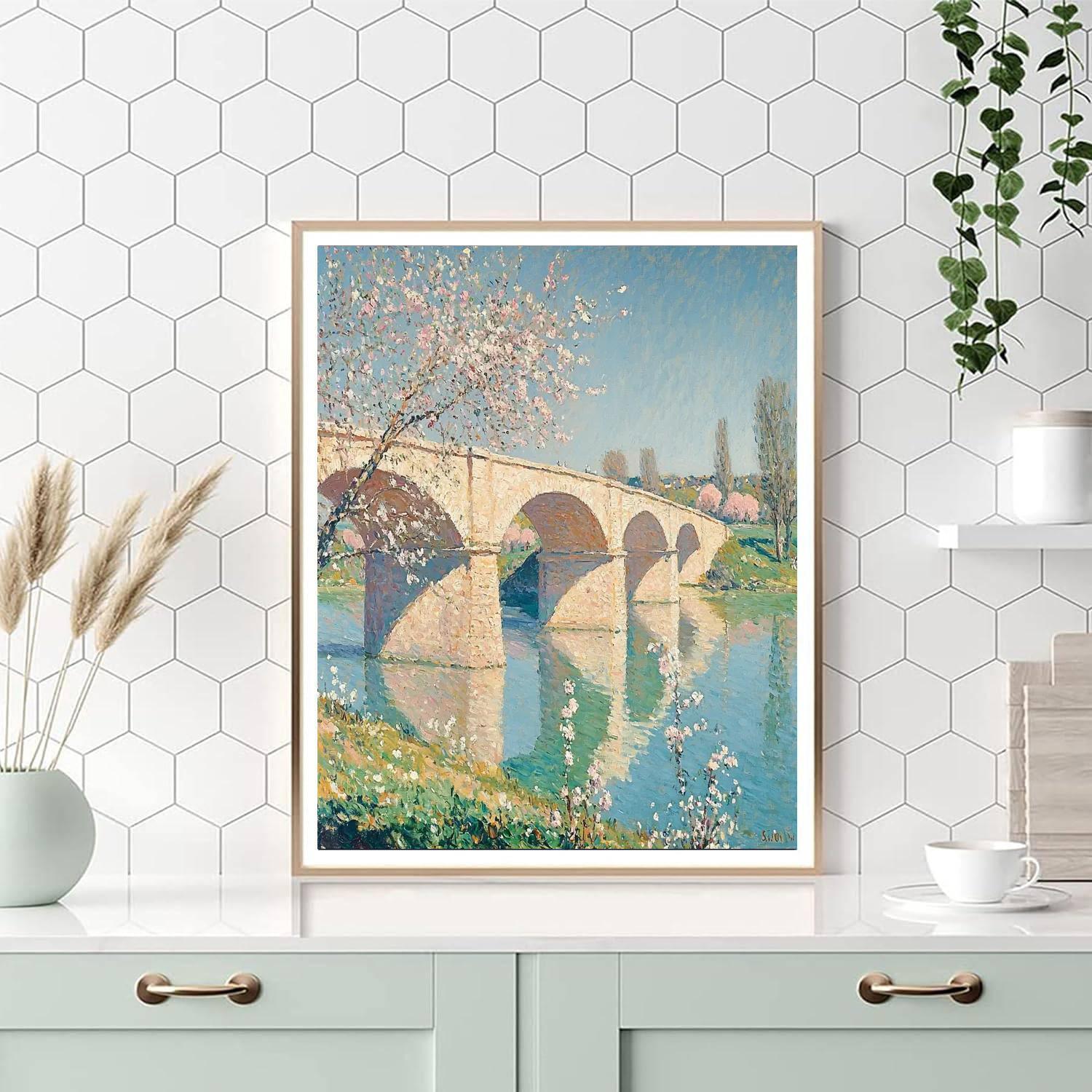 Alfred Sisley Inspired Serene Spring Blooms  Painting By Numbers Kit