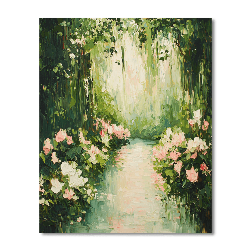 Claude Monet Inspired Botanical Symphony  Paint By Color