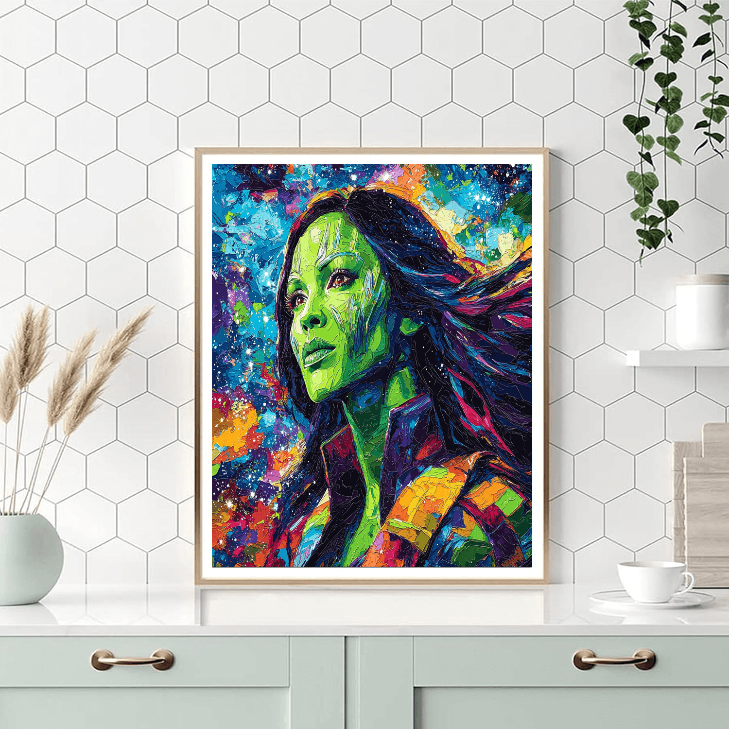 Zoe Saldana: The Galactic Empress Of Versatility Paint By Number