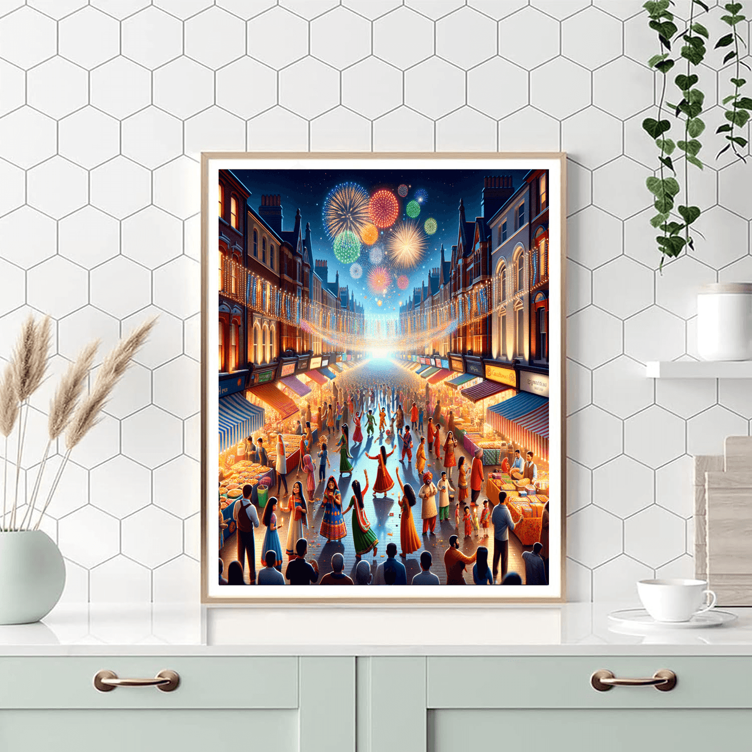 Diwali - Leicester, Uk Paint By Number