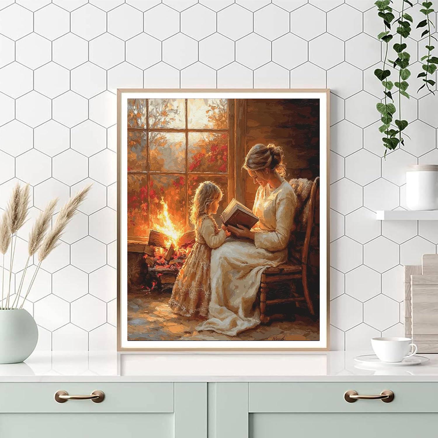 Afternoon Tales By The Fire Paint By Number