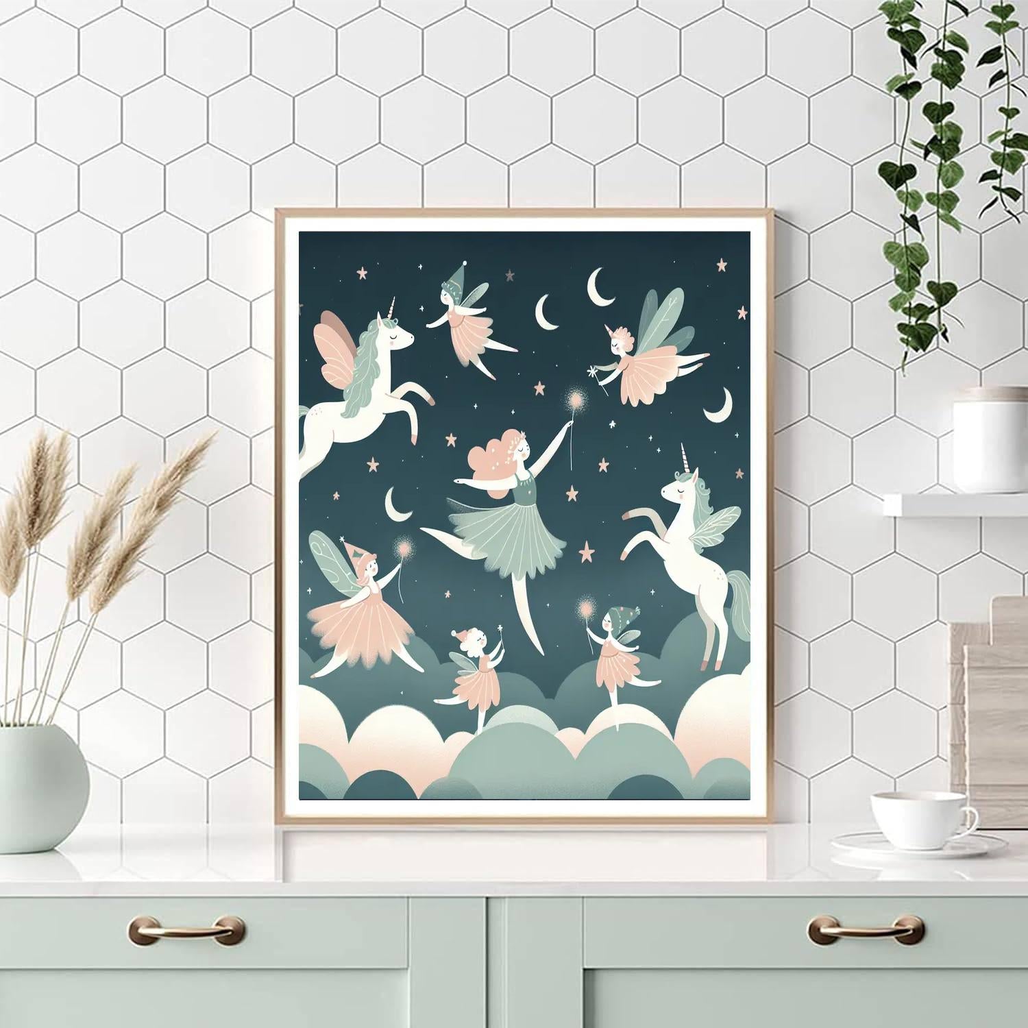 Enchanted Evening Frolic Painting By Numbers Kit