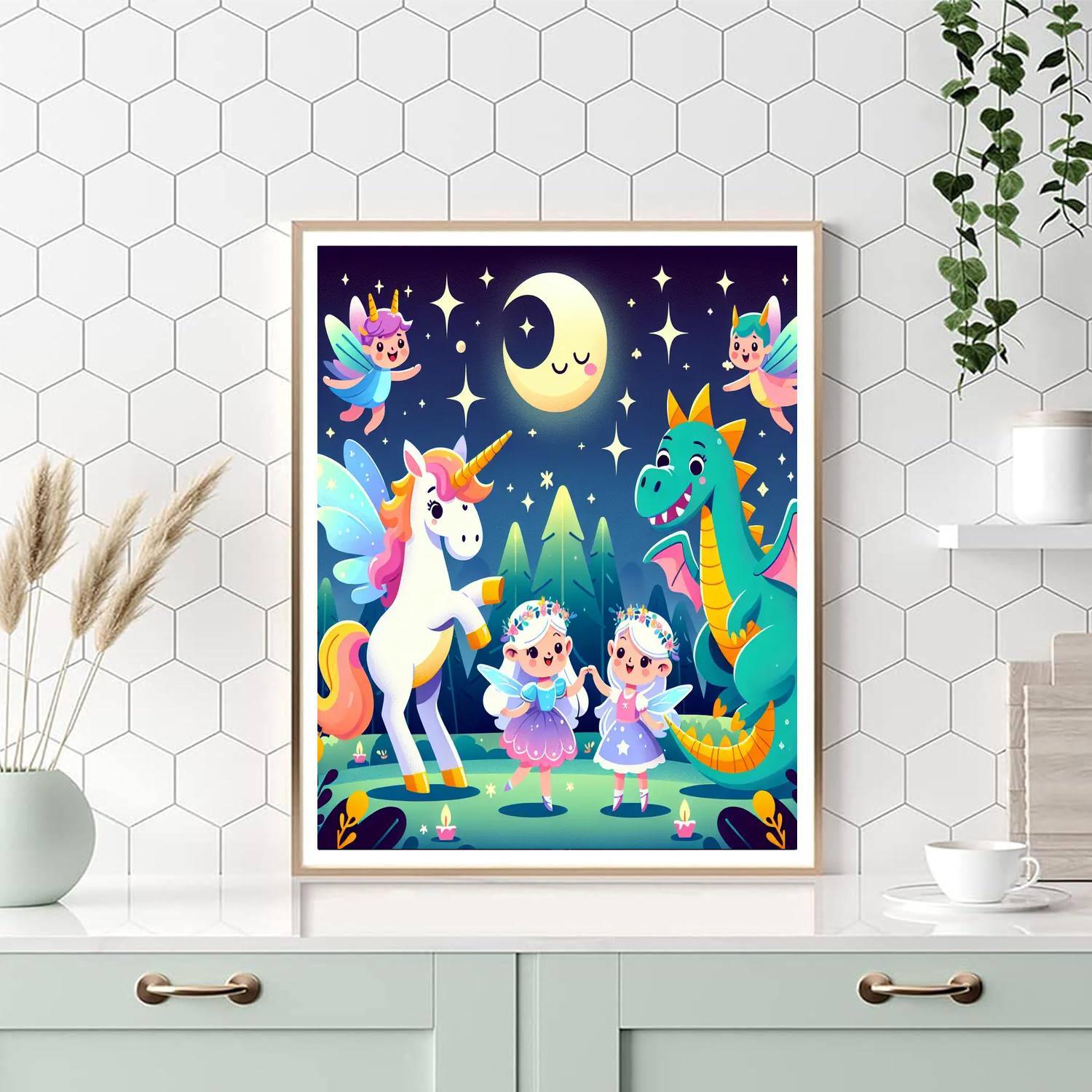 Magical Creatures Gala Paint By Color