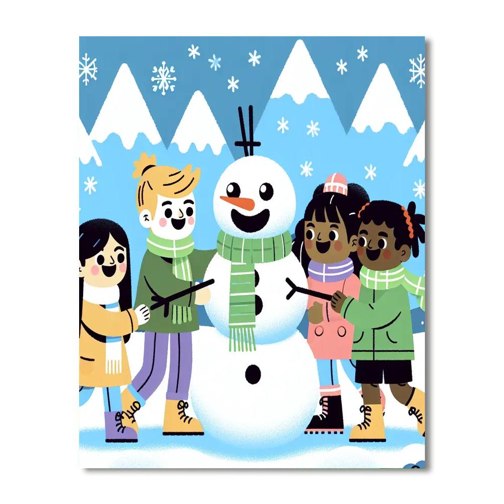 Adventurous Abominable Snowman Paint By Color