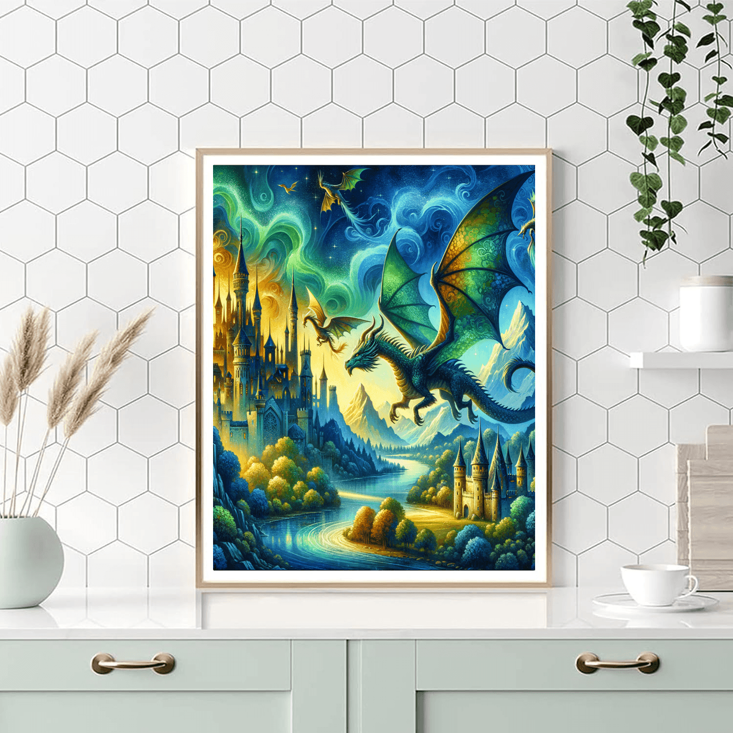 Fantasy Dreamscape Paint By Number