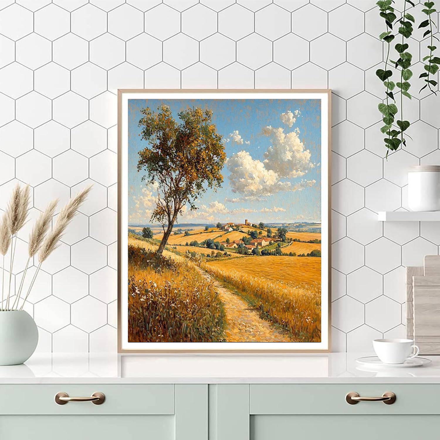 Jean-François Millet Inspired Idyllic Farm Life  Paint By Numbers