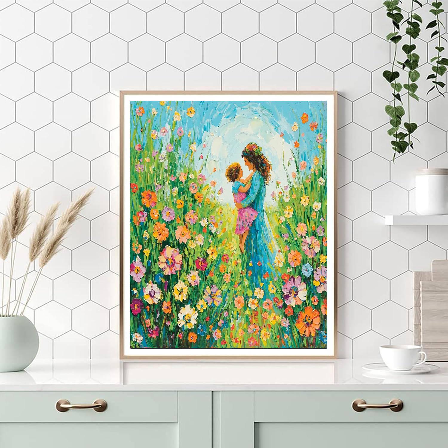 A Mother's Garden Of Dreams Paint By Color