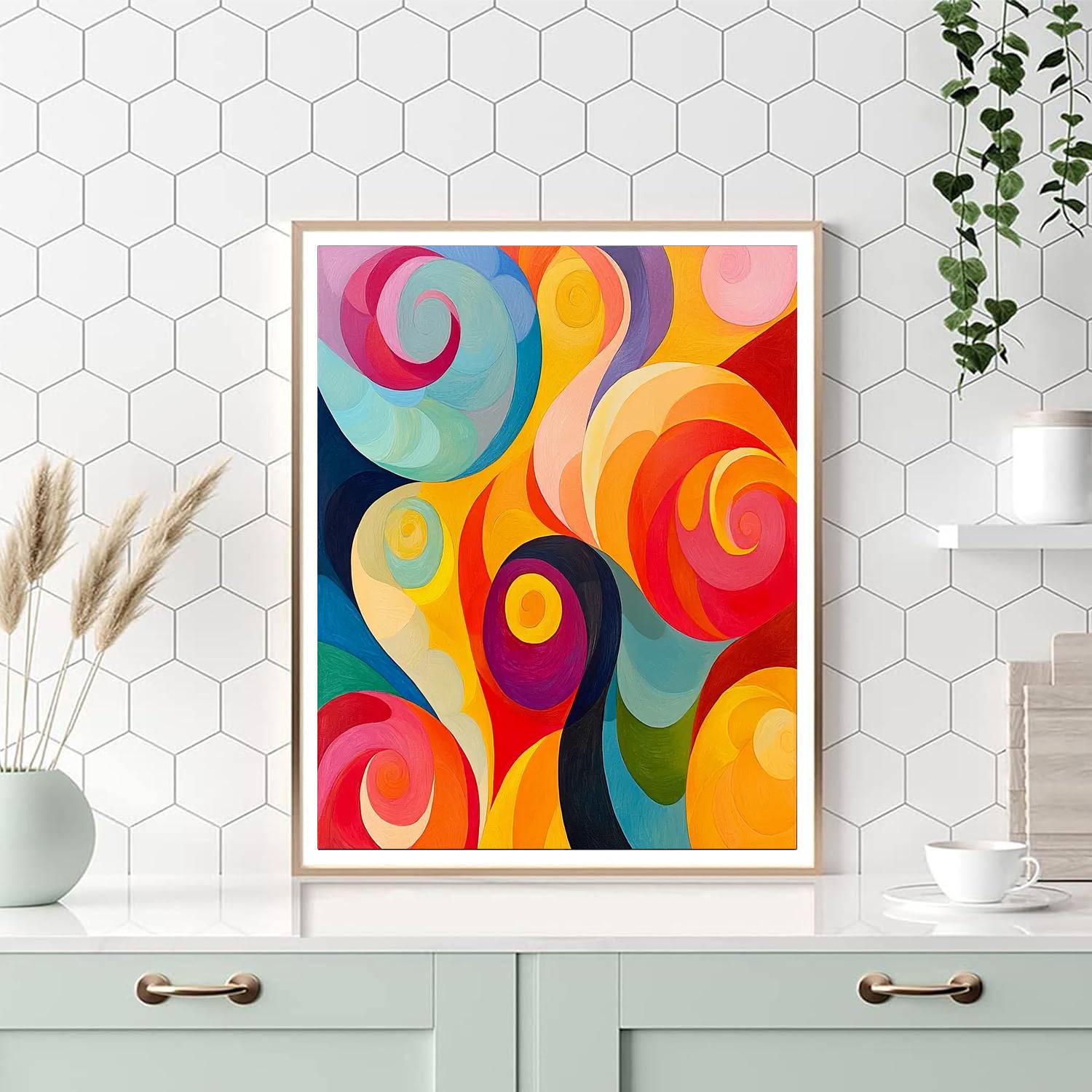 Paul Klee Inspired Infinite Whimsy  Numbered Painting Kits