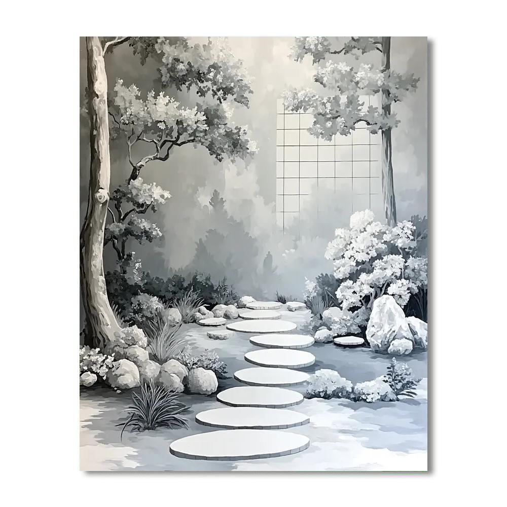 Agnes Martin Inspired Tranquil Zen Meditation  Paint By Numbers Kits