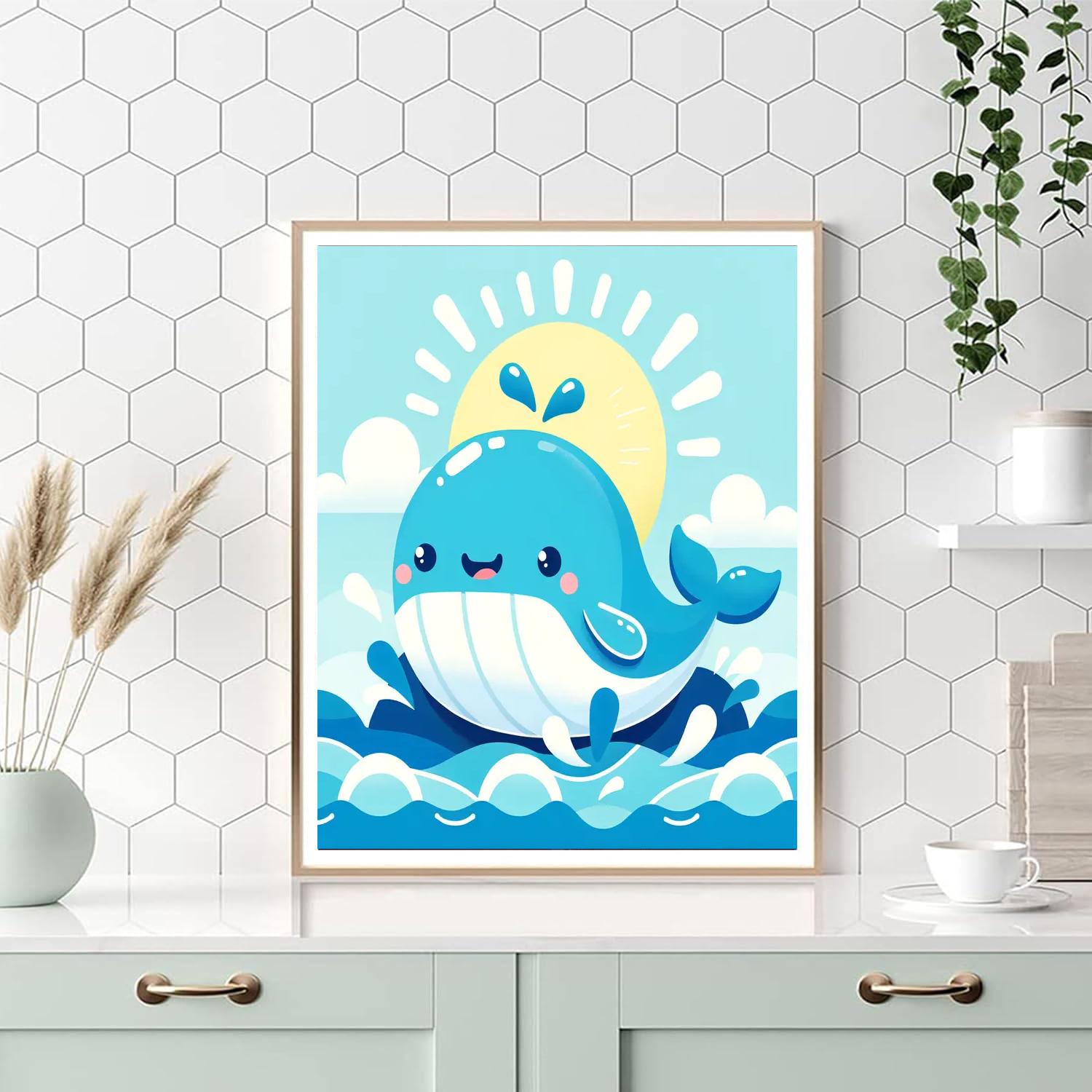 Wondrous Whale Adventure Numbered Painting Kits