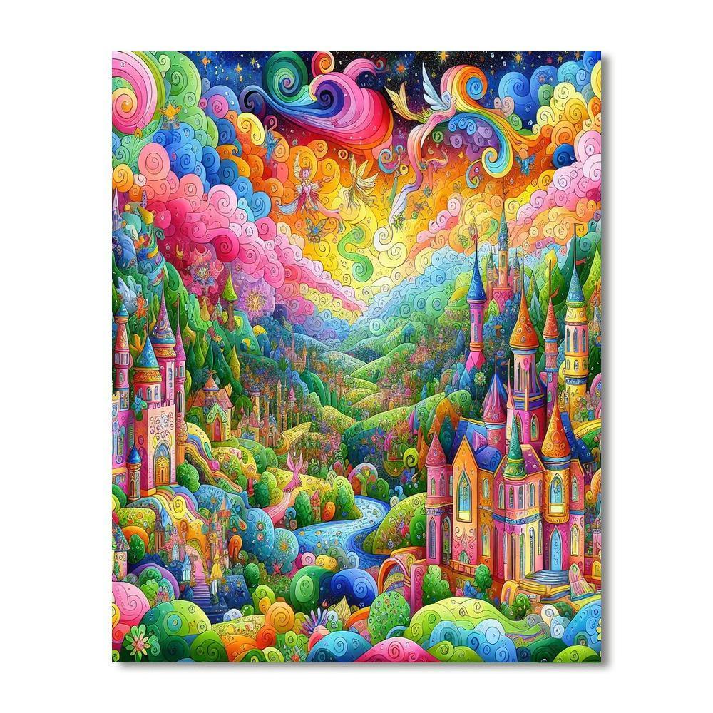 Fantasy Adventureland Number Painting
