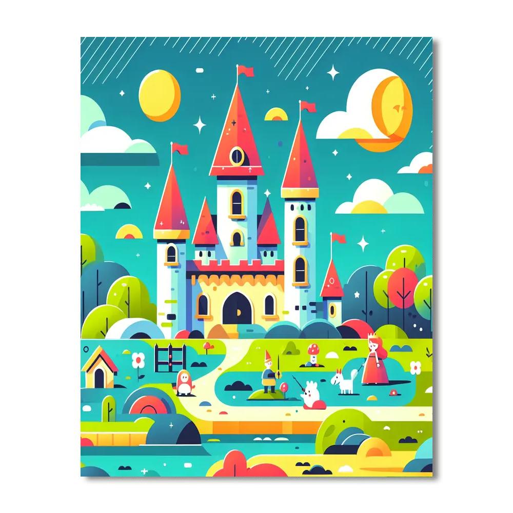 Creative Castle Craft Painting Number Kit