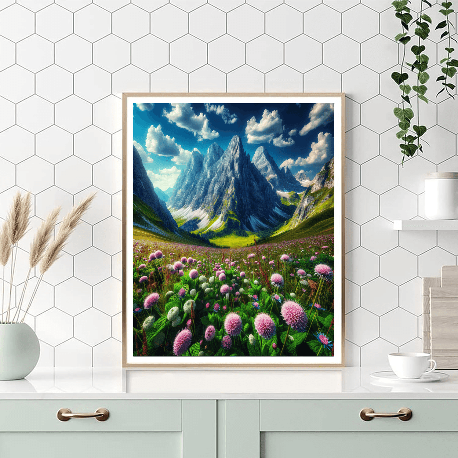 Alpine Summer Vista Paint By Number