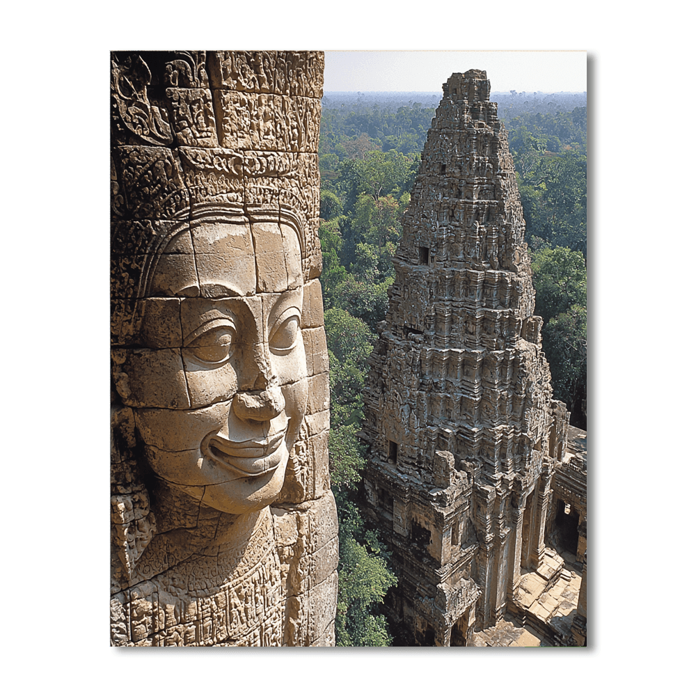 Angkor Thom - Cambodia Painting By Numbers Kit