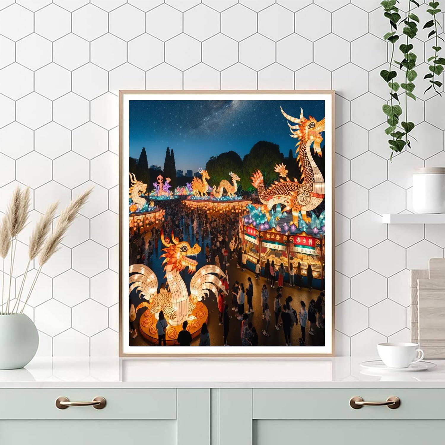 Auckland Lantern Festival - Auckland Painting By Numbers Kit