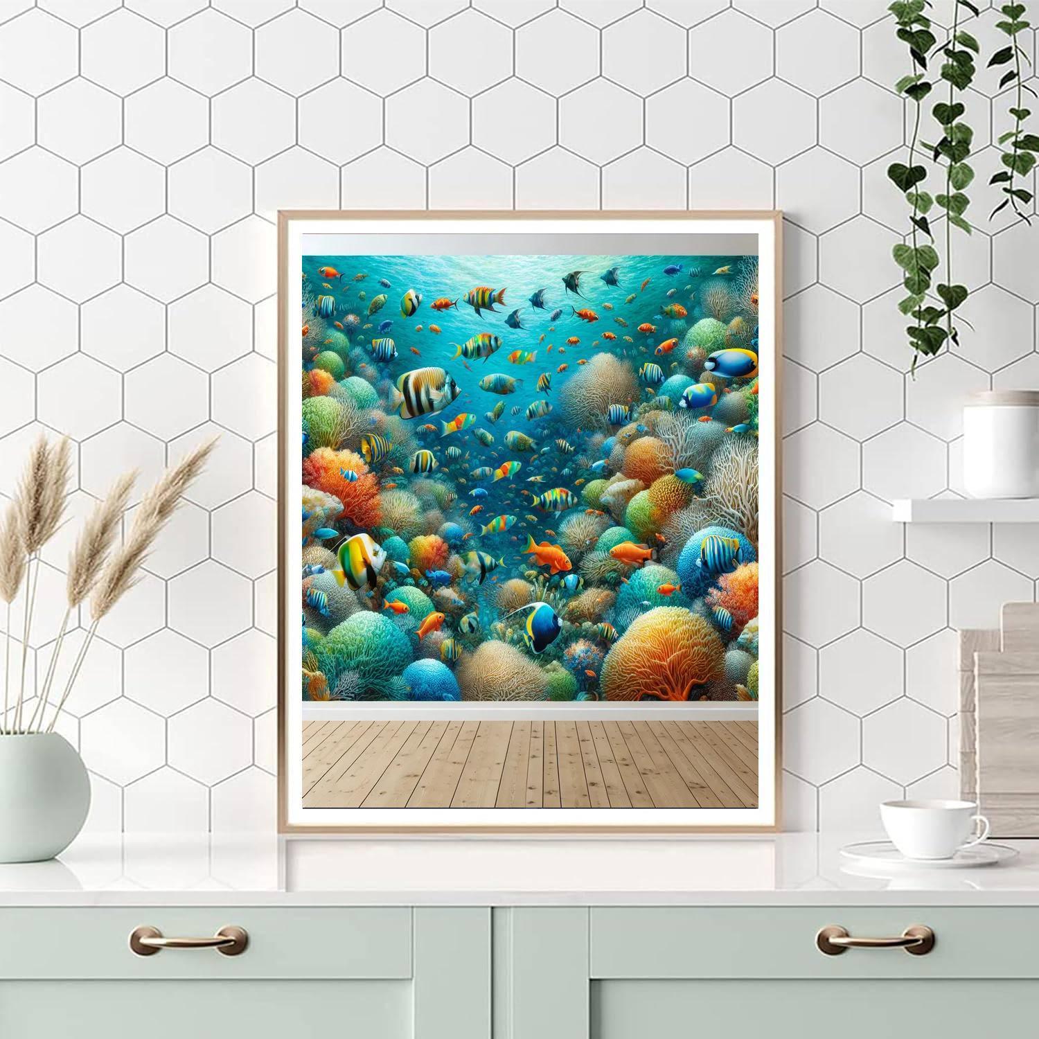 Vibrant Undersea Life Paint By Number