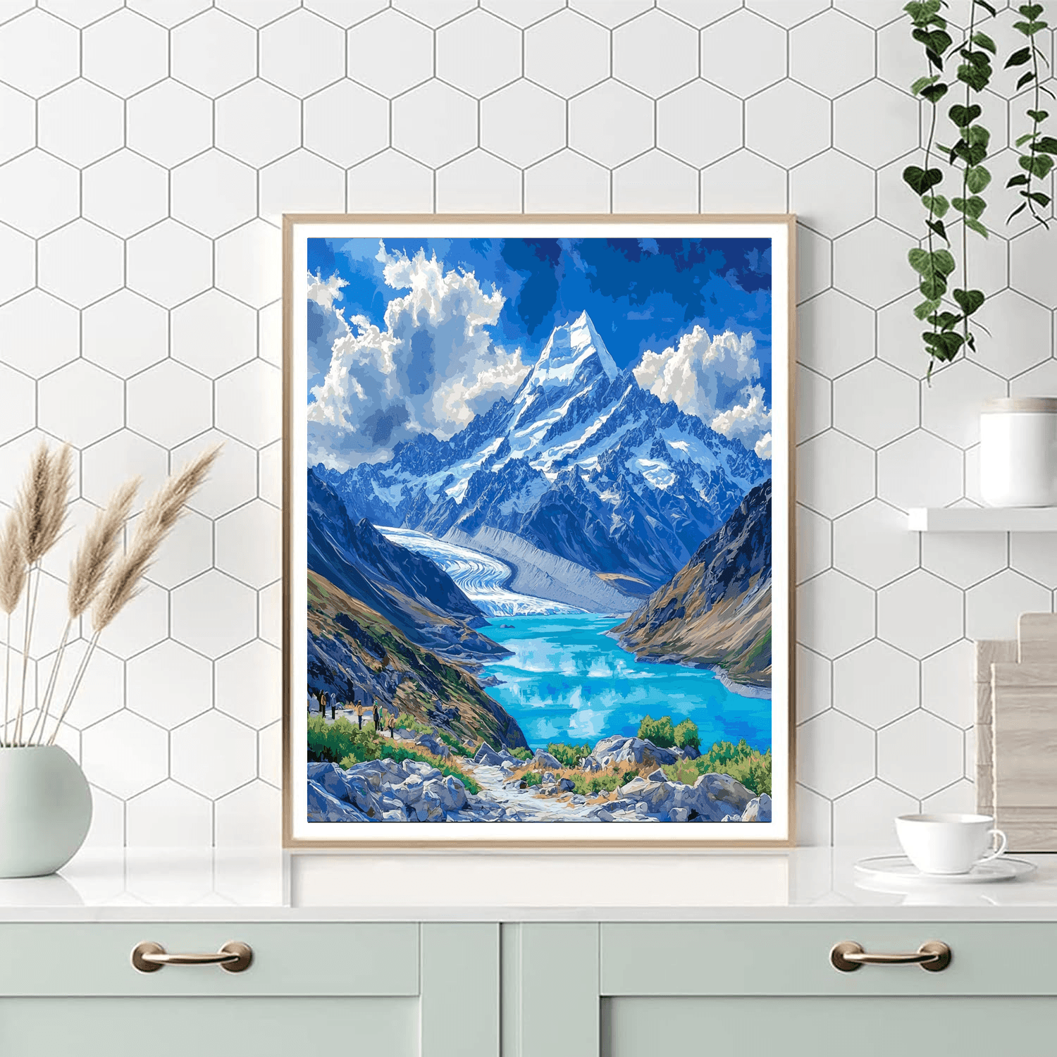 Aoraki / Mount Cook - South Island Paint By Numbers