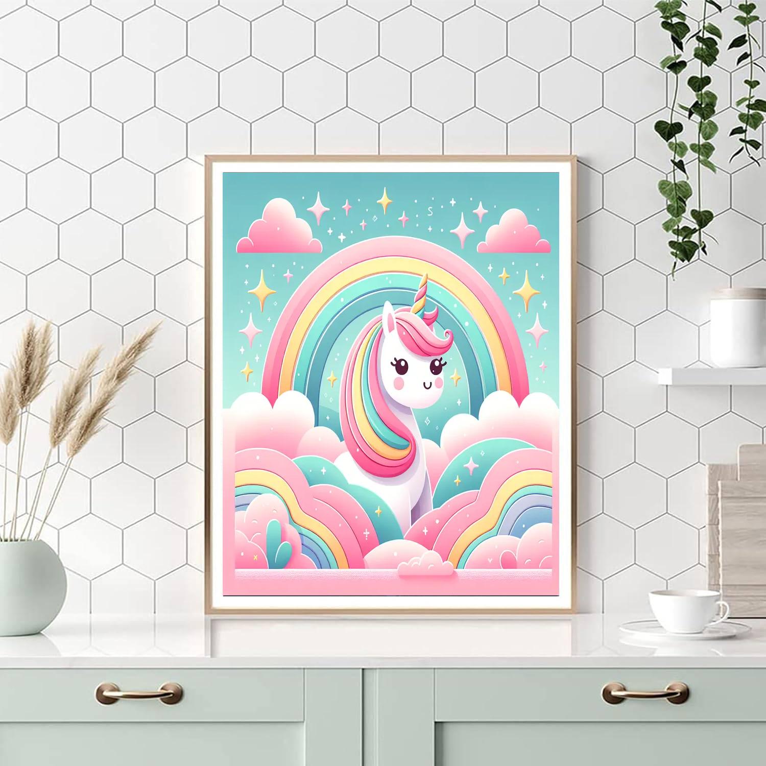 Dazzling Unicorn Dreams Painting Number Kit