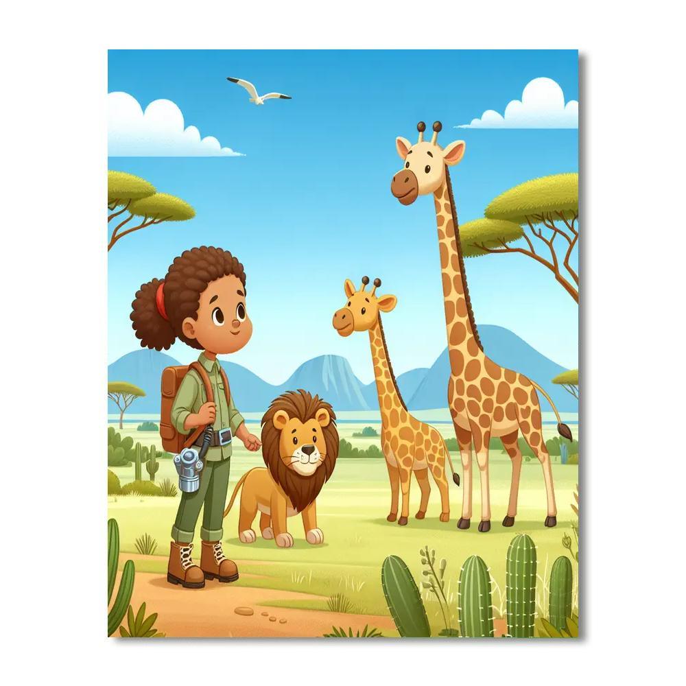 Safari Explorer Expedition Paint By Numbers