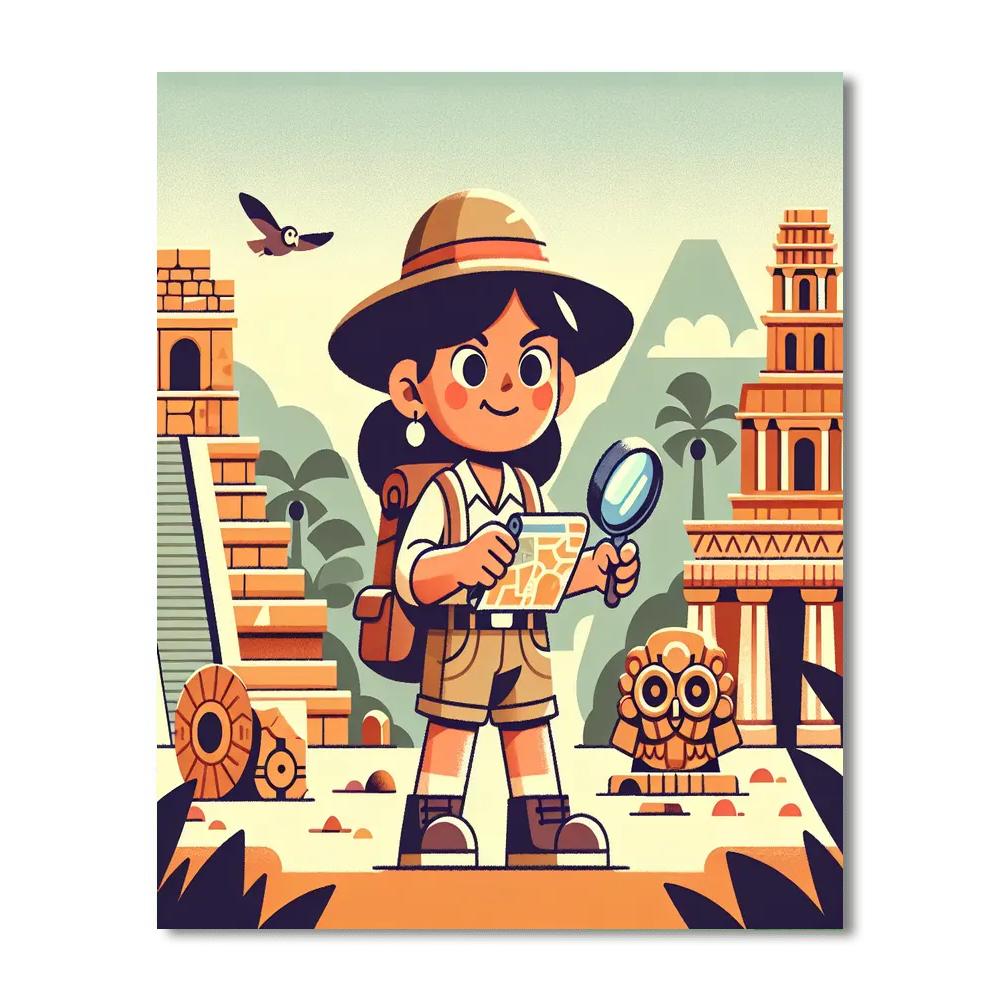 Historic Discovery Expedition Painting Number Kit