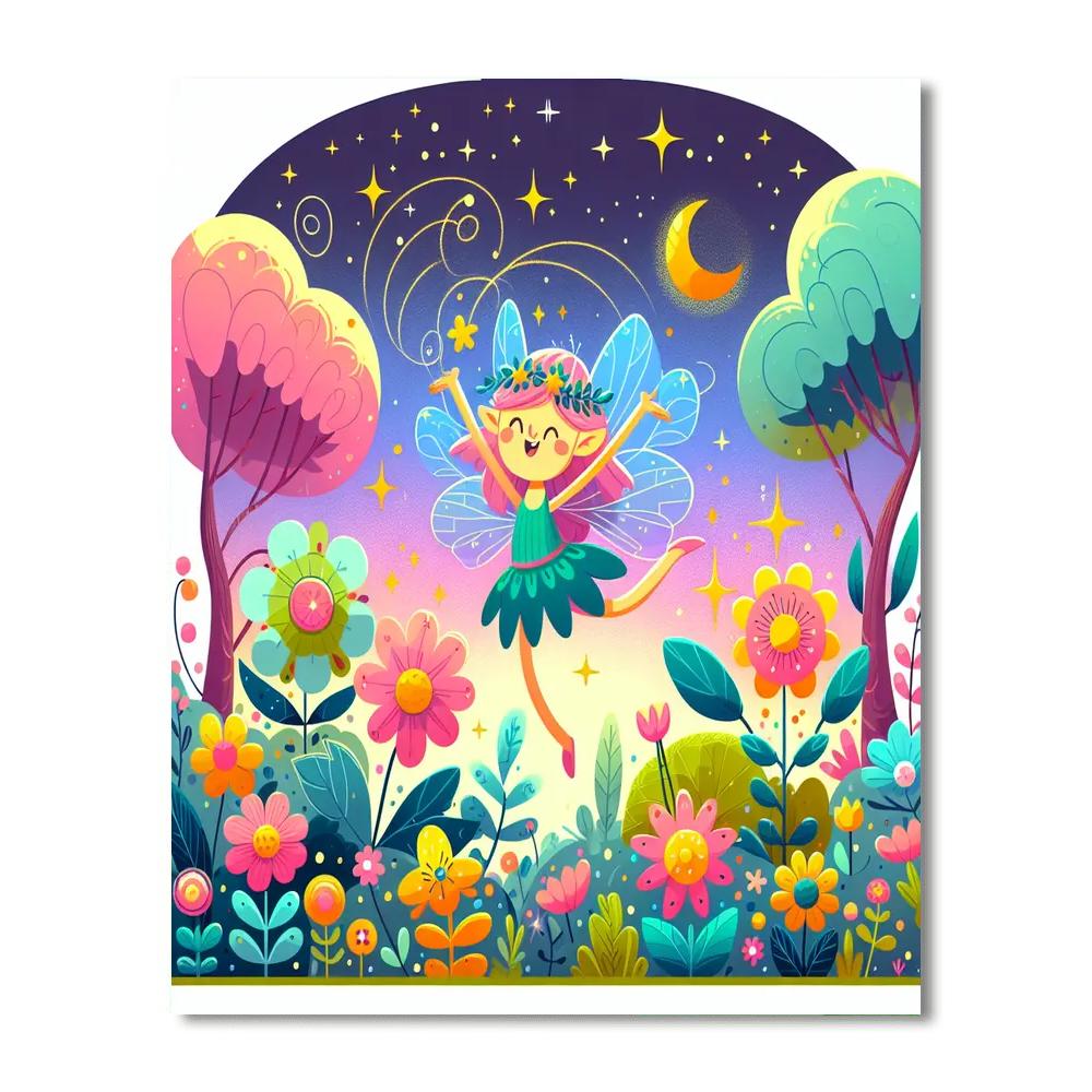 Adventures With Fairies DIY Paint By Numbers