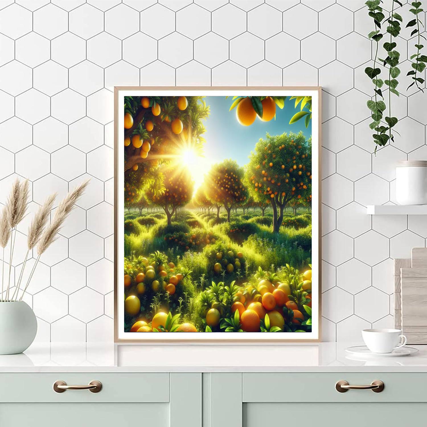 Citrus Delight Numbered Painting Kits