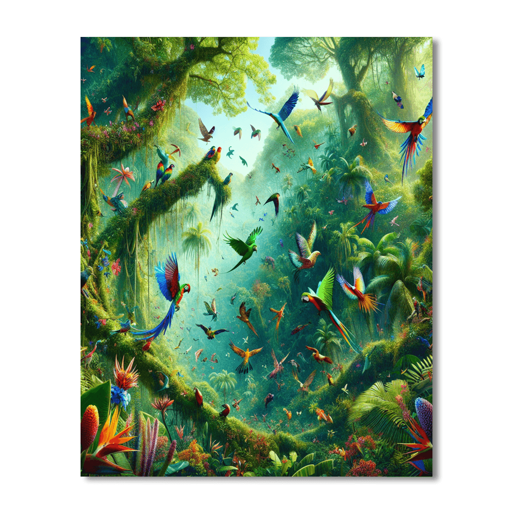Rainforest Canopy Wonder Paint By Numbers