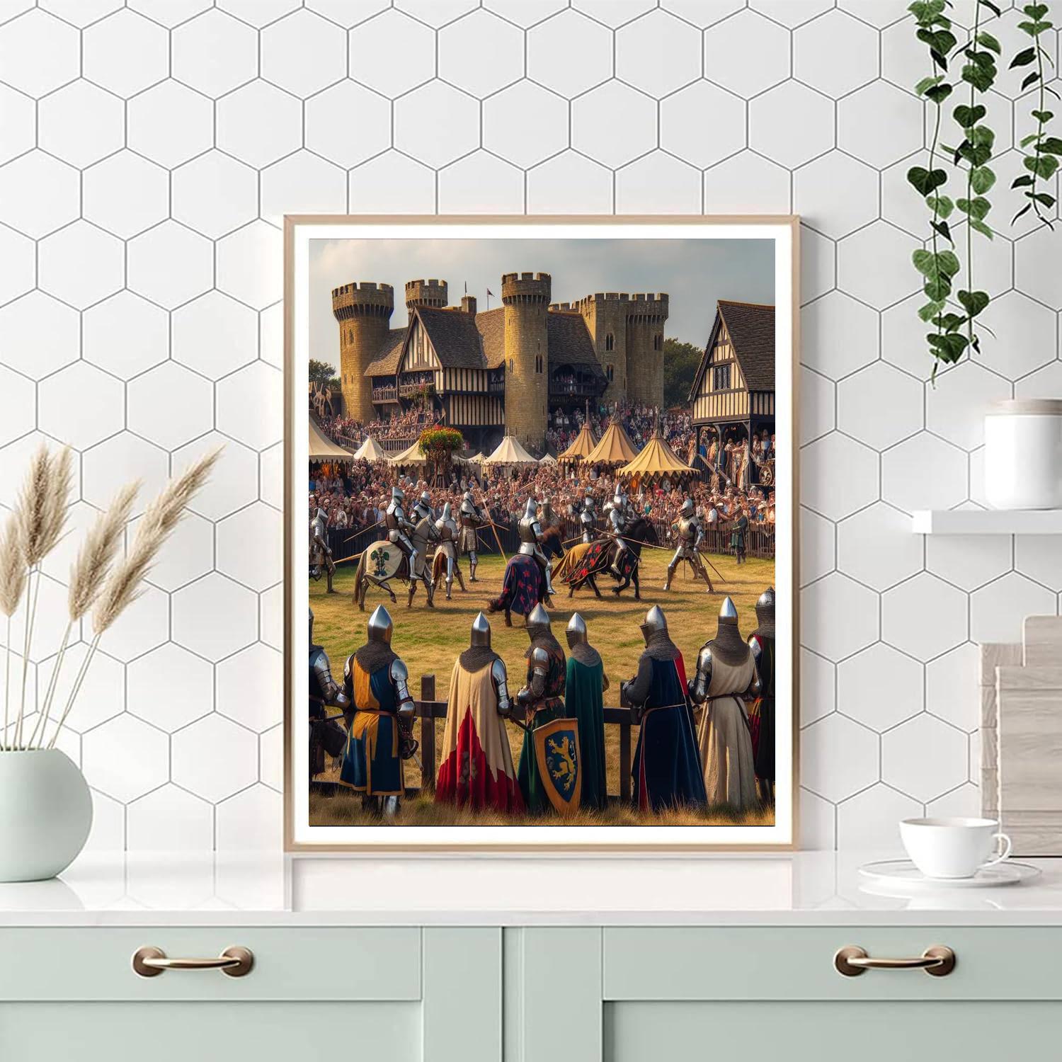 Camelot Medieval Festival - United Kingdom Paint By Numbers Art