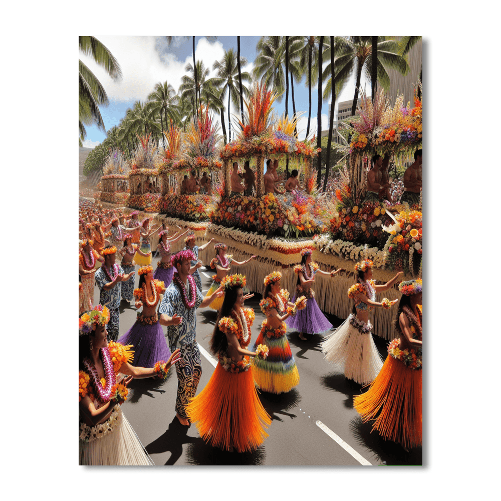 Aloha Festivals - United States Paint By Numbers Art