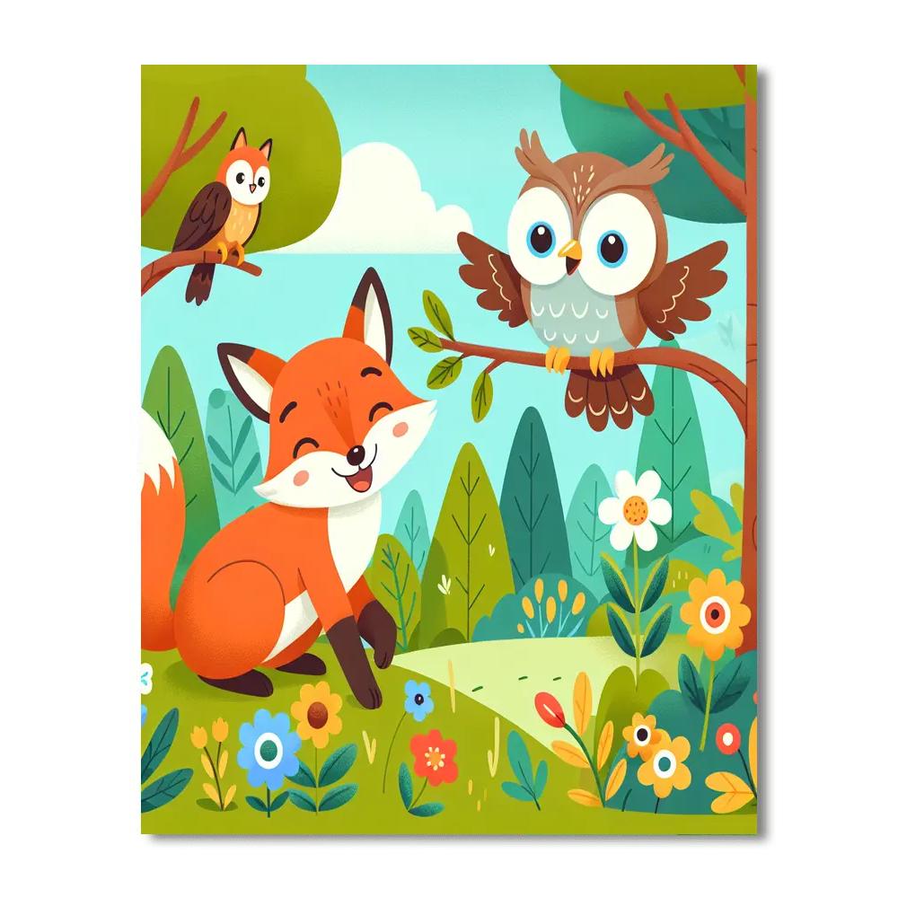Forest Adventures Paint By Numbers