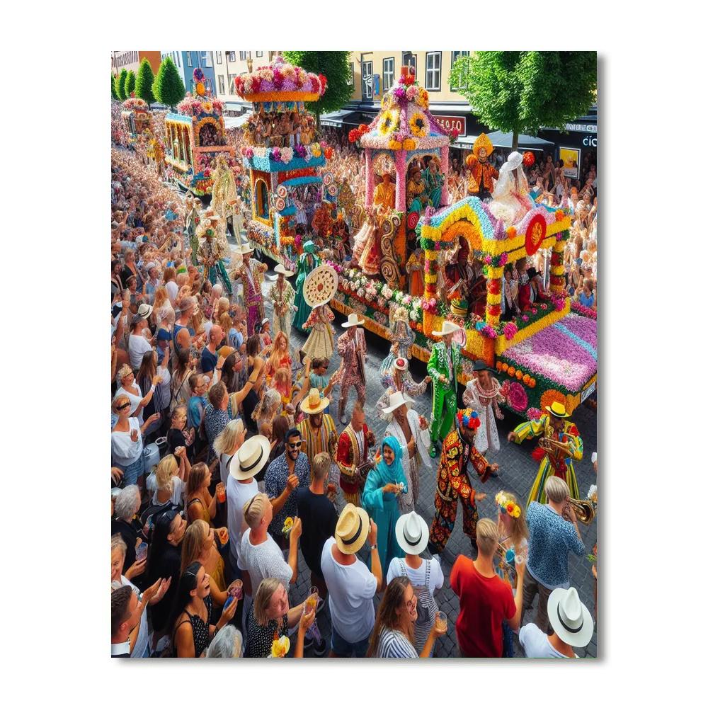 The Carnival Of Norrköping - Sweden Paint By Numbers Art