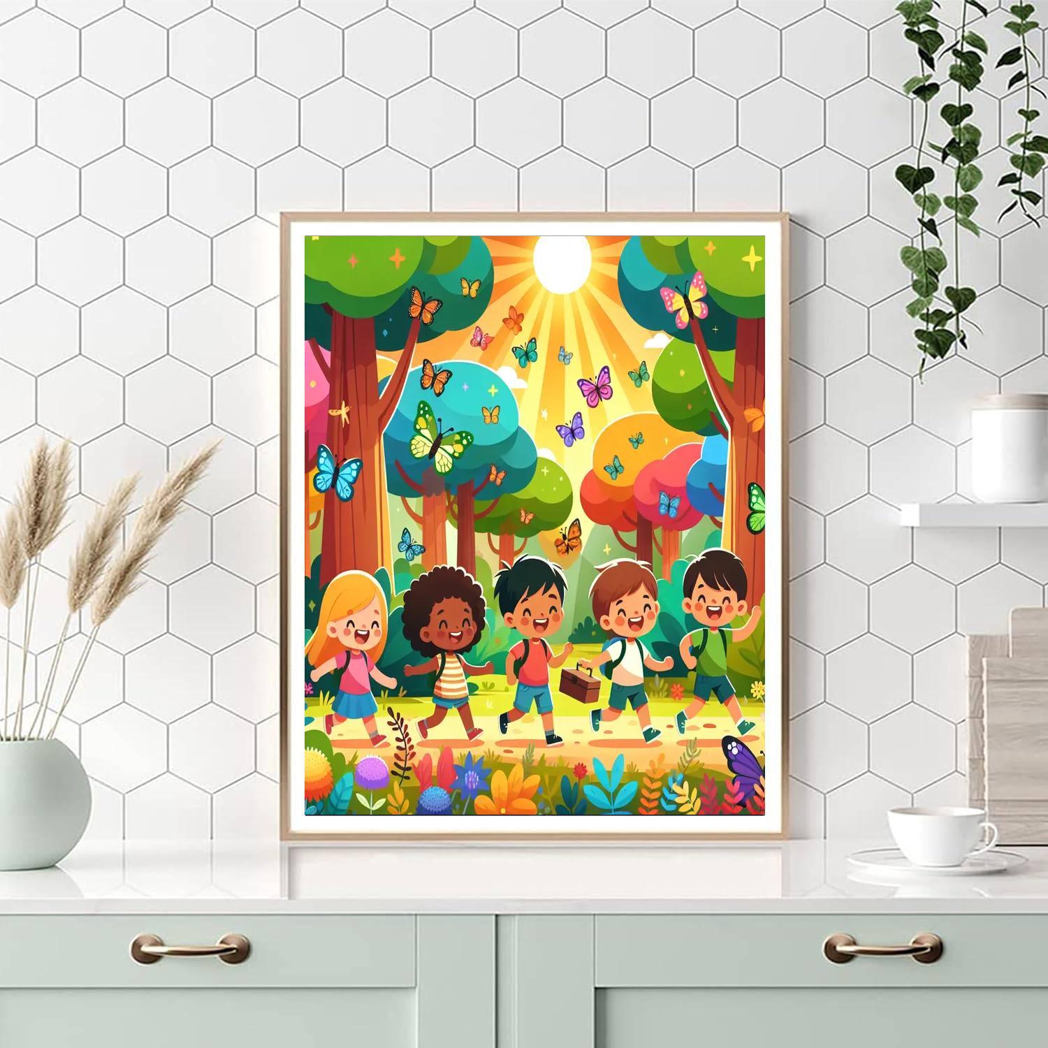 Creative Nature Walk Paint By Numbers Art