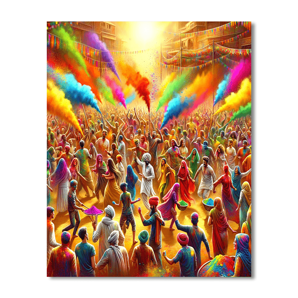 Festival Of Colors Harmony Painting By Numbers Kit