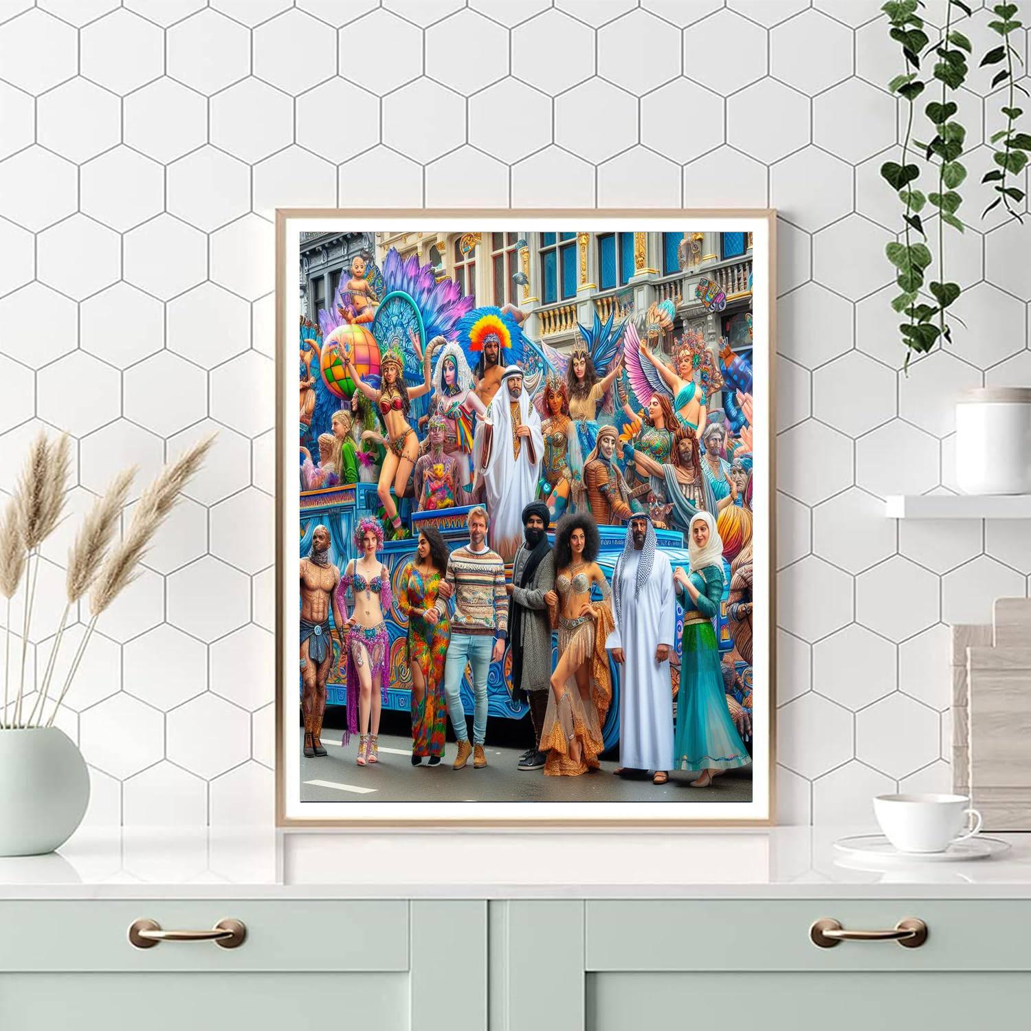 Zinneke Parade - Belgium Number Painting