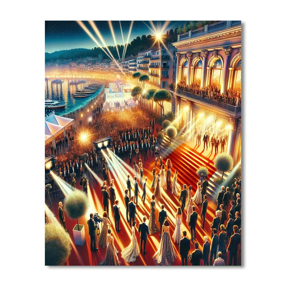 O Festival De Cannes Number Painting