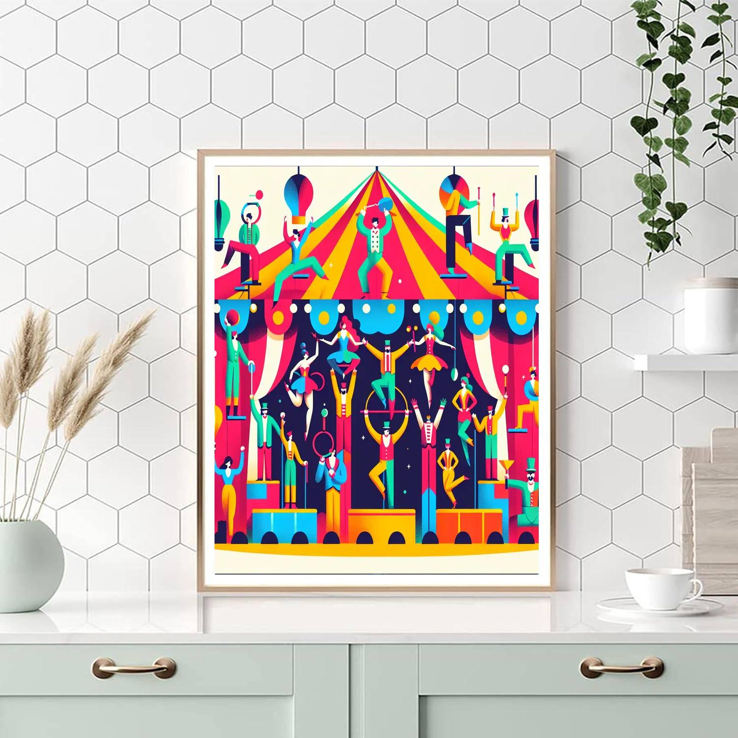 Circus Wonders Spectacle DIY Paint By Numbers