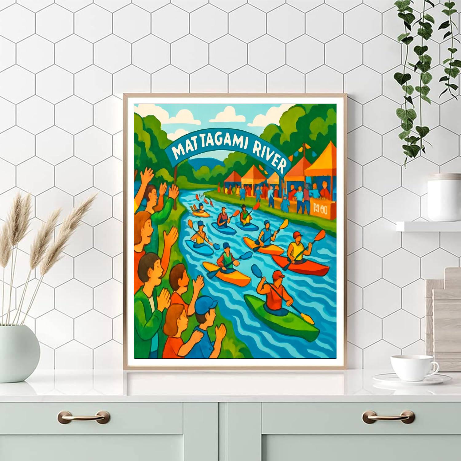 The Great Canadian Kayak Challenge - Timmins Painting By Numbers Kit