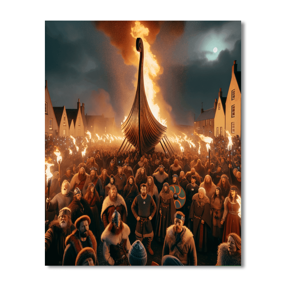 Up Helly Aa - Shetland Numbered Painting Kits