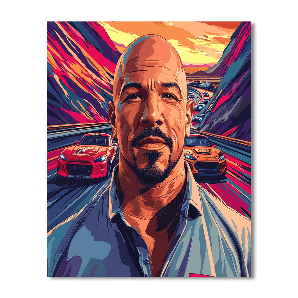 Vin Diesel: The Heart And Soul Of The Fast Family Paint By Color