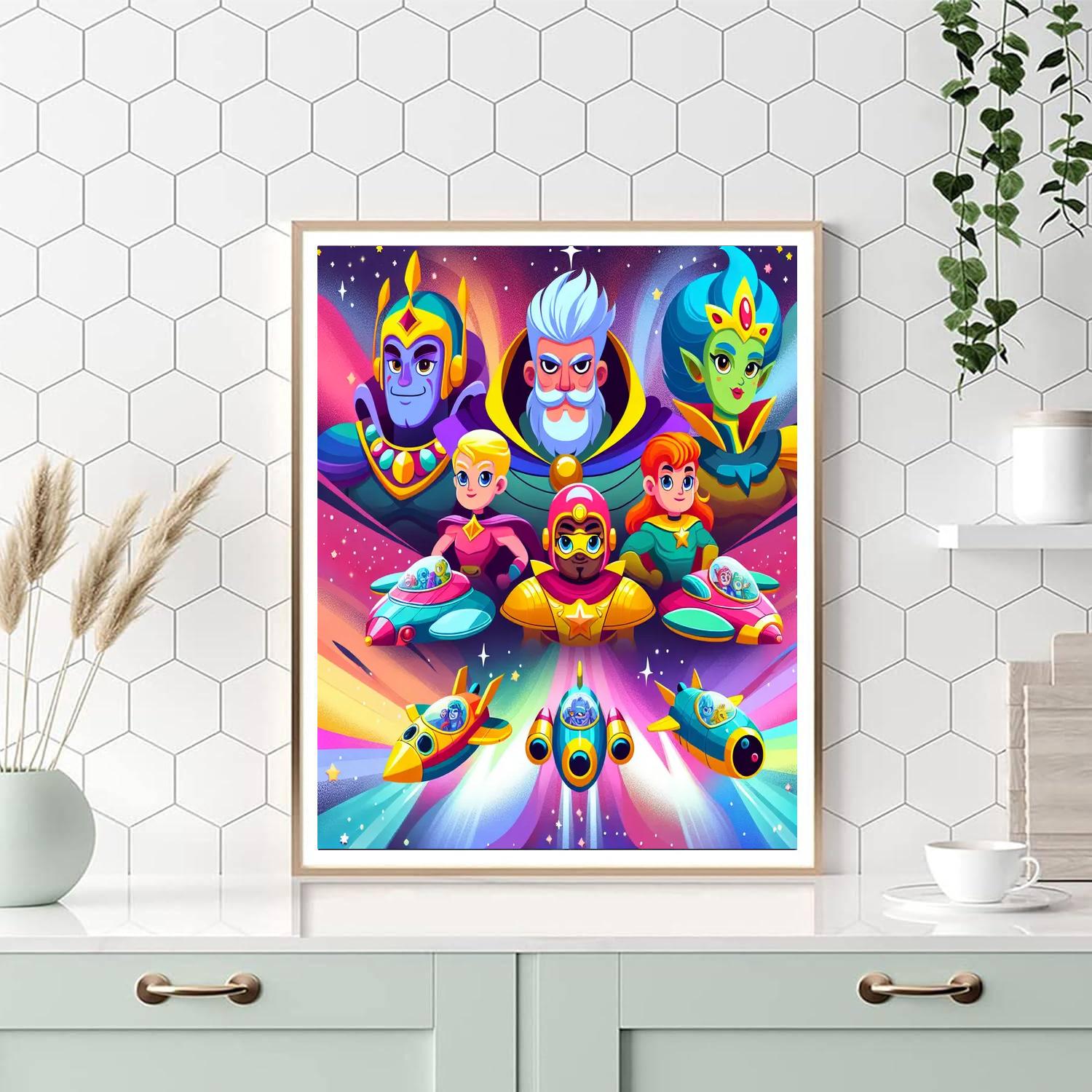 Galaxy Guardian Paint By Numbers Art