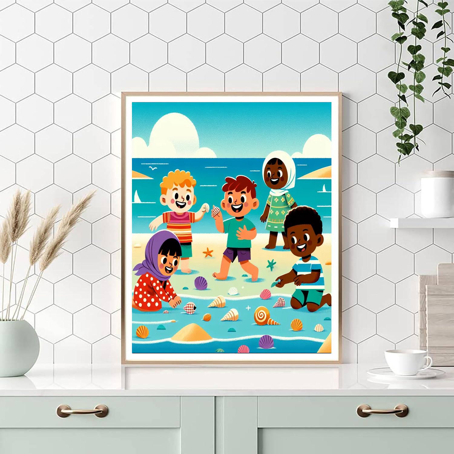 Beachcomber's Paradise Number Painting