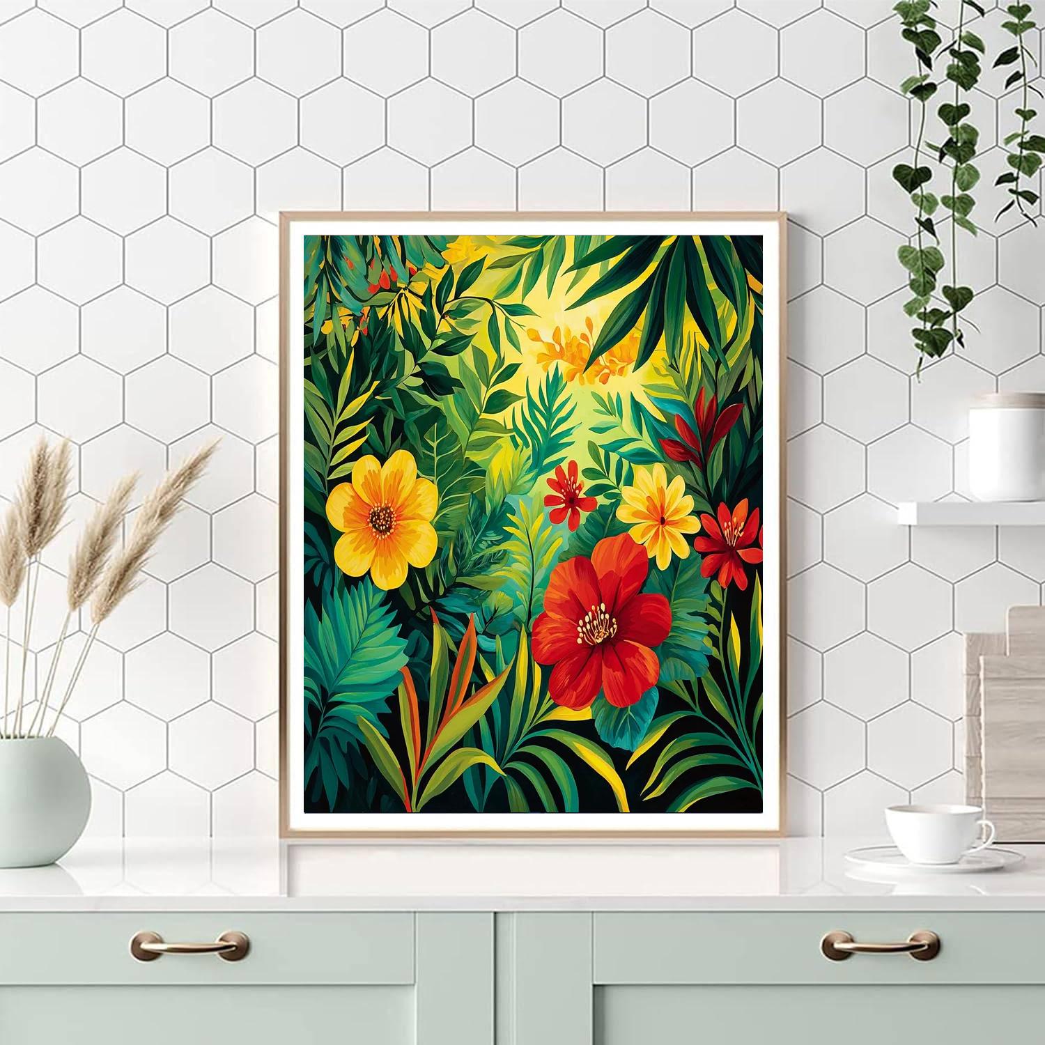 Frida Kahlo Inspired Lush Resonance  Painting Number Kit