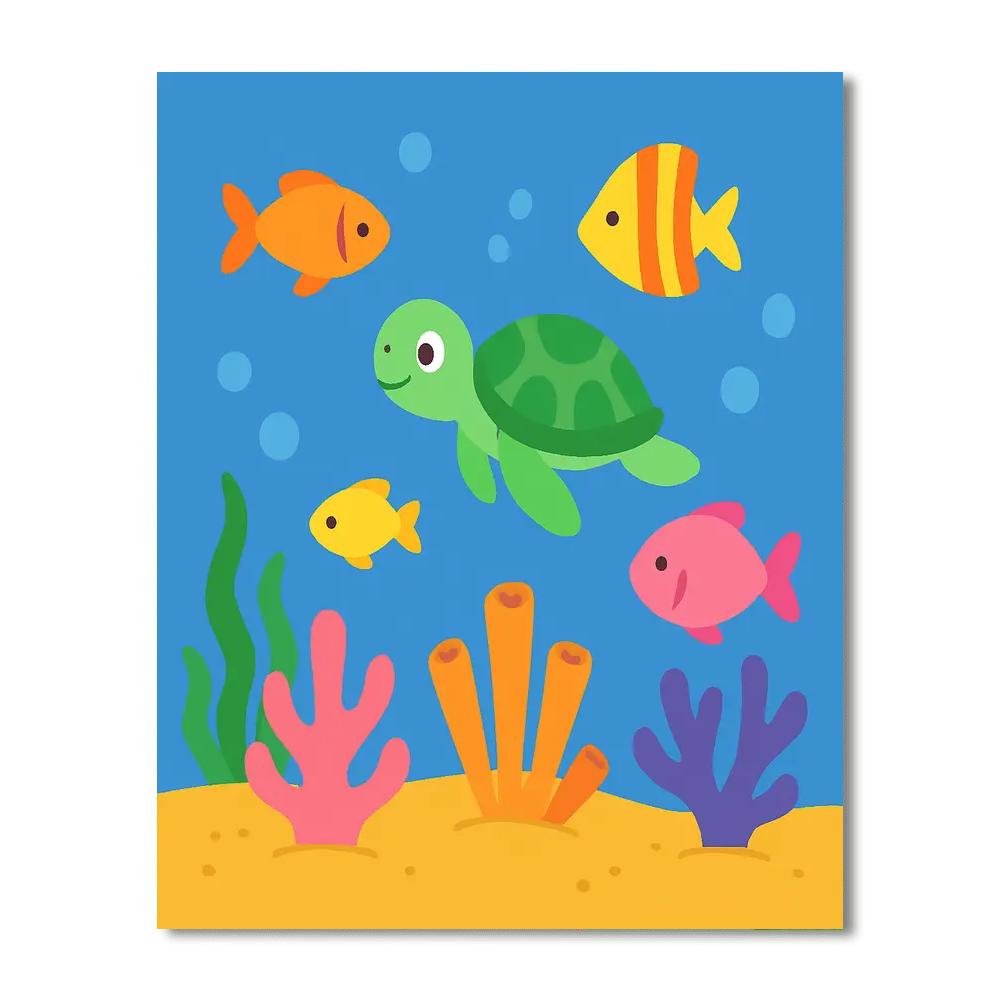 Ocean Friends - Underwater Expedition Paint By Number