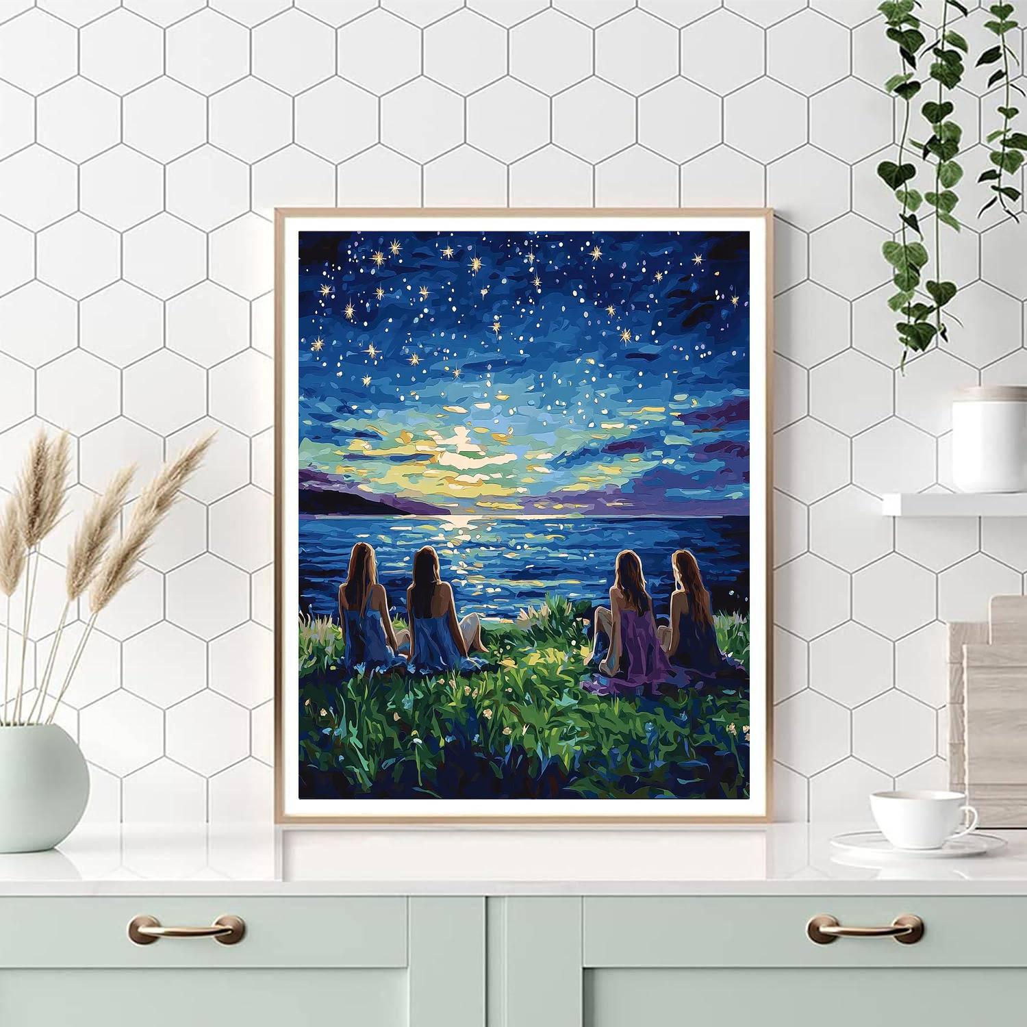 Under The Bright Stars Paint By Numbers Kits