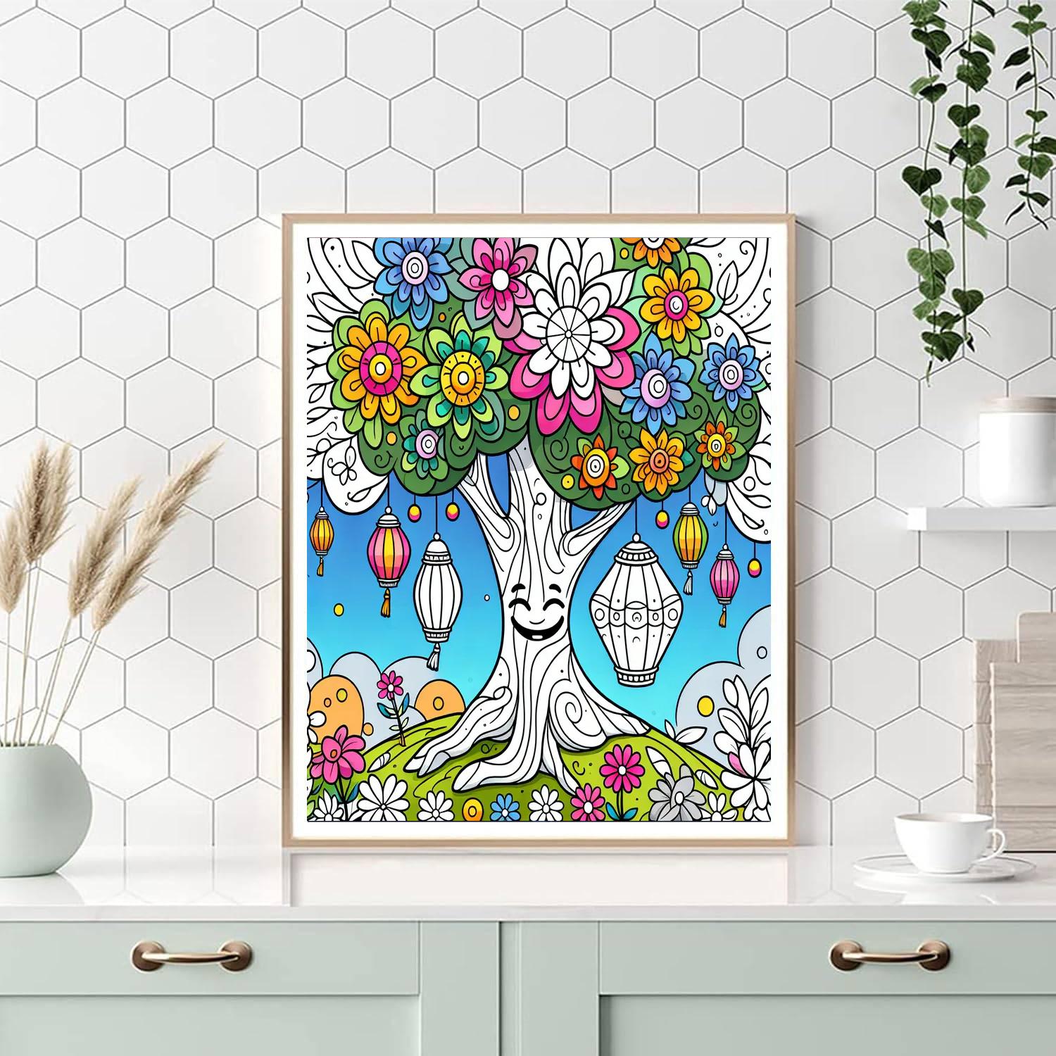 Sweet Fairy Tale Tree Numbered Painting Kits