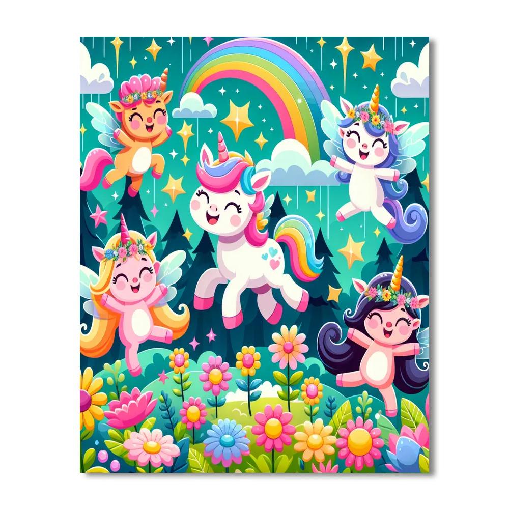 Magical Creatures Of Fantasy Numbered Painting Kits
