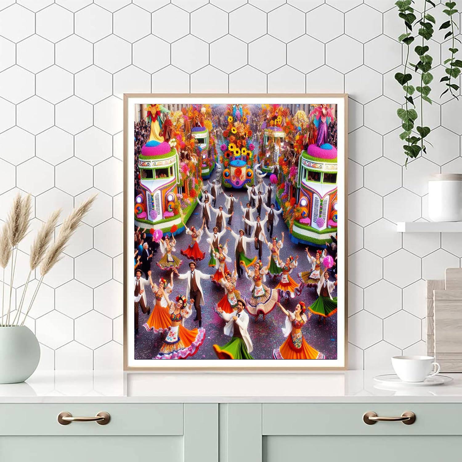 Fiesta De La Primavera - Chile Paint By Numbers