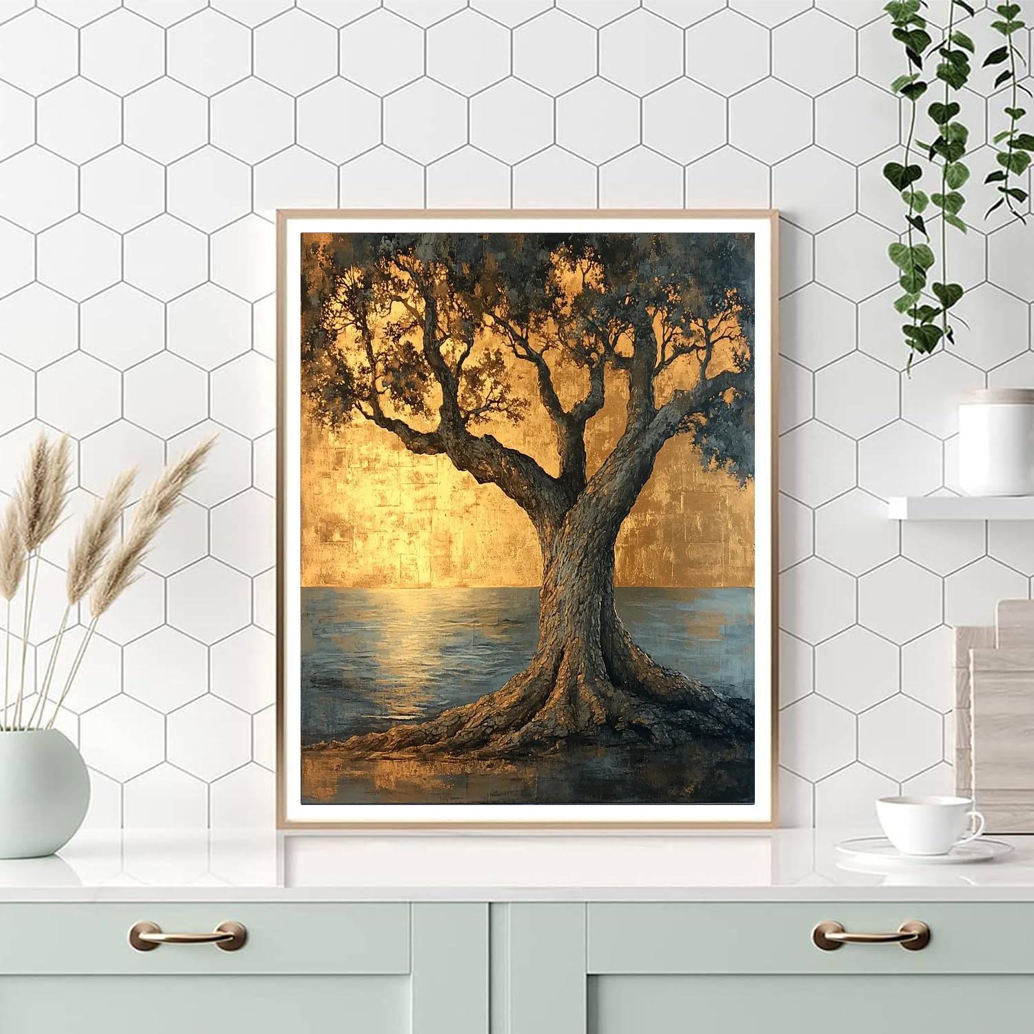 Michelangelo Inspired Timeless Grace Of The Ancient Oak  DIY Paint By Numbers