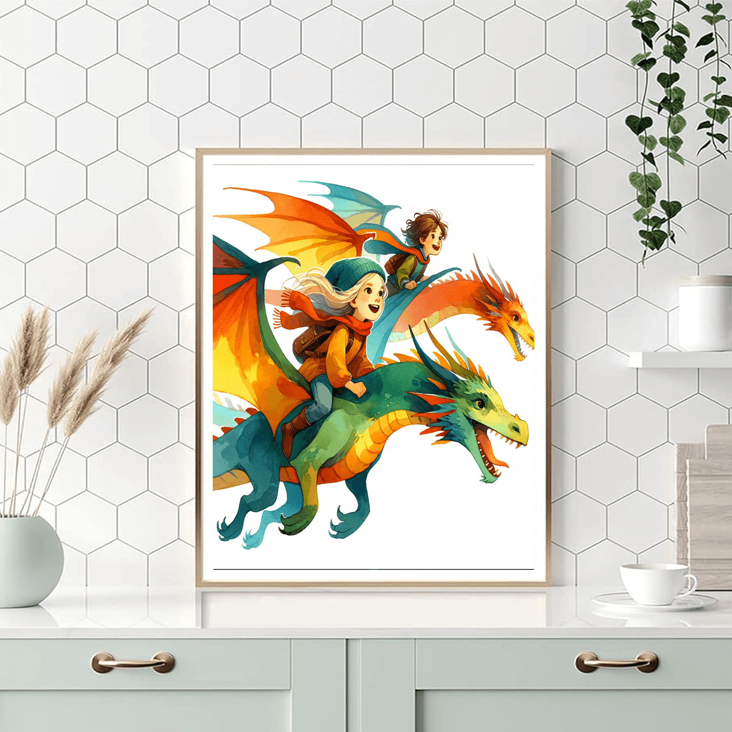 Daring Dragon Riders Paint By Color