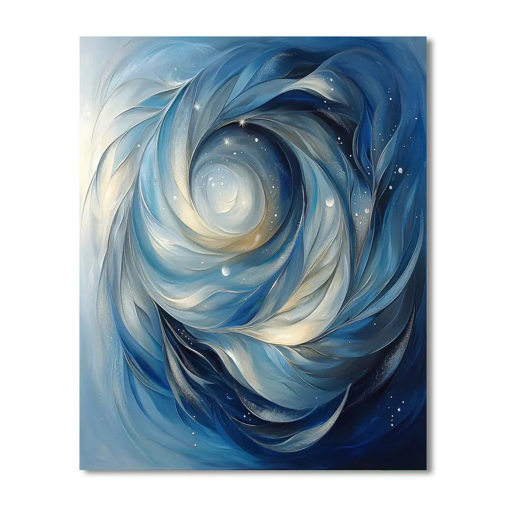 Zhao Mengfu Inspired Essence Of Celestial Harmony  Paint By Color